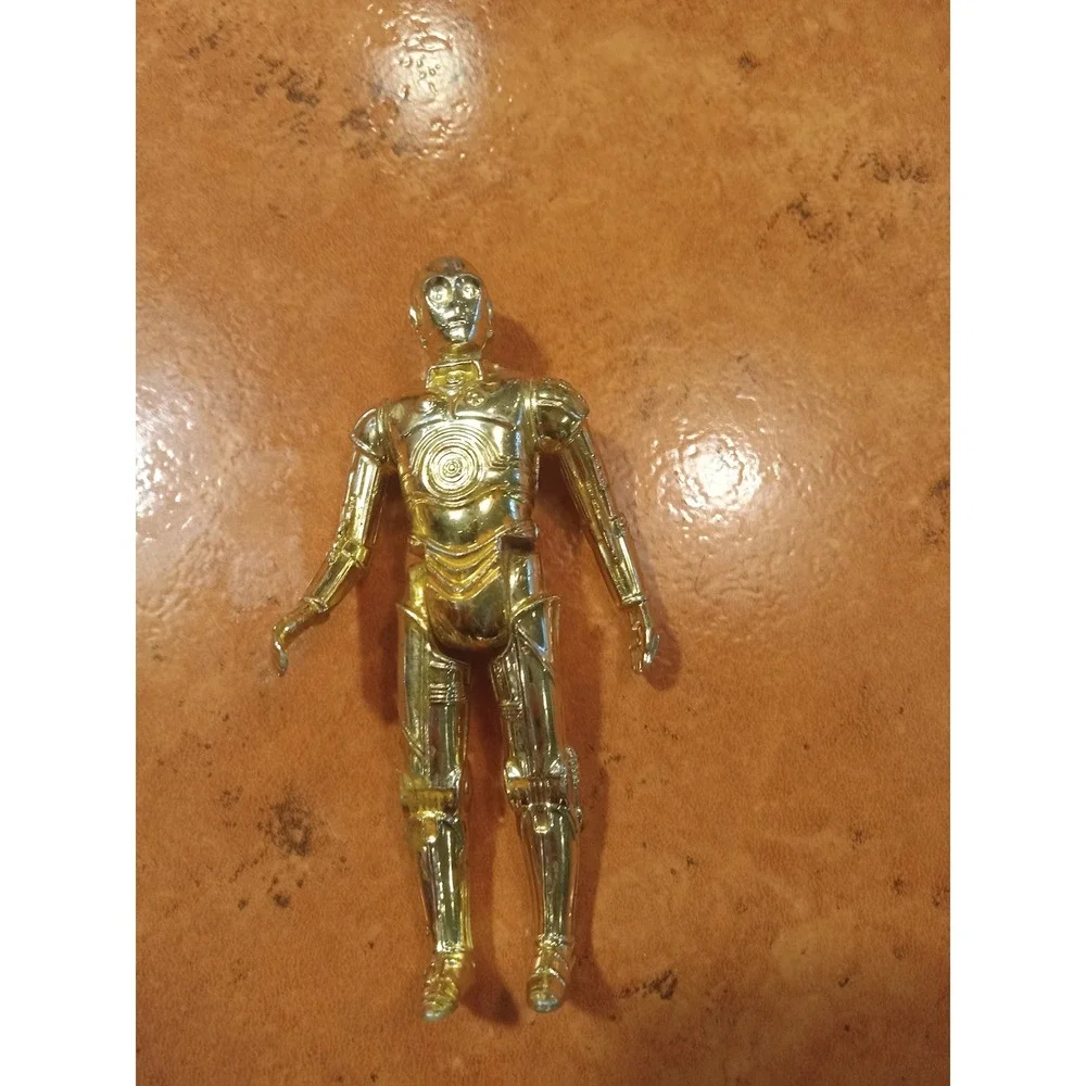 Vintage Star Wars Kenner C-3PO Gold Chrome Action Figure 1977 GMFGI 3.75 Inch
